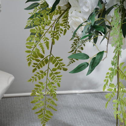 Cream Flower Wedding Centerpiece,Artificial Greenery Flower Ball,Wedding Business Party Aisle Flower