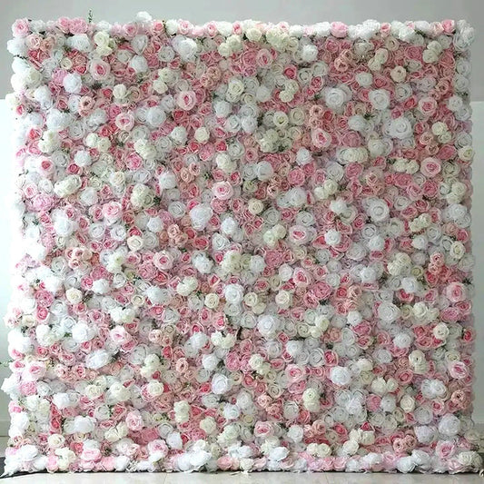 Light Pink, White Flower Wall, Wedding, Engagement, Baby Shower, Bridal Shower Backdrop Decoration