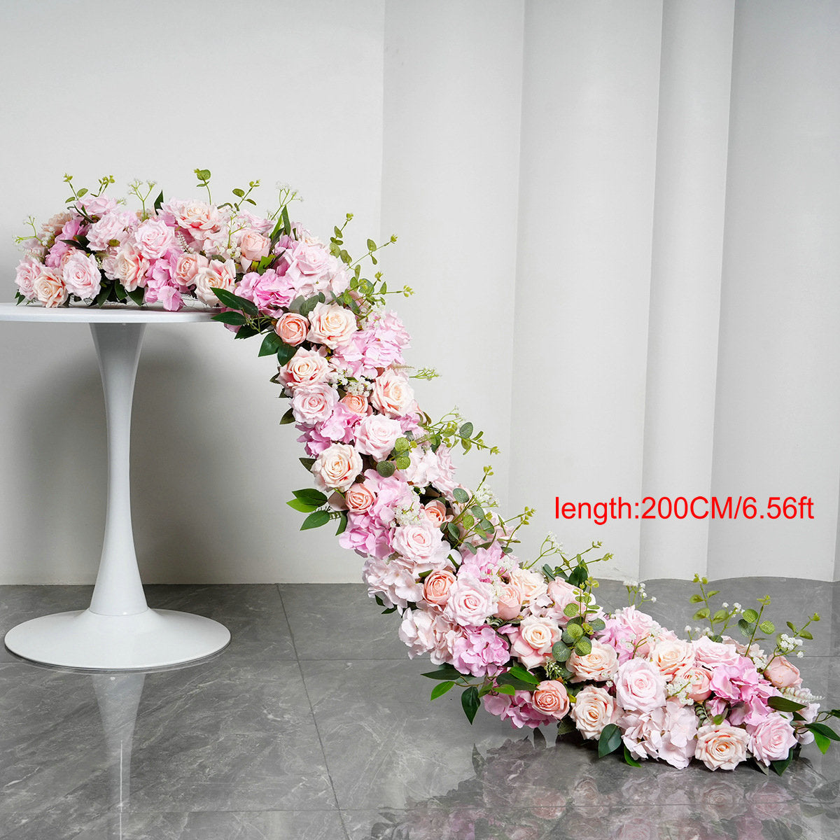 Light Pink, Peach Flower Arrangement, Wedding Flower Centerpiece, Bridal Shower Backdrop Decoration