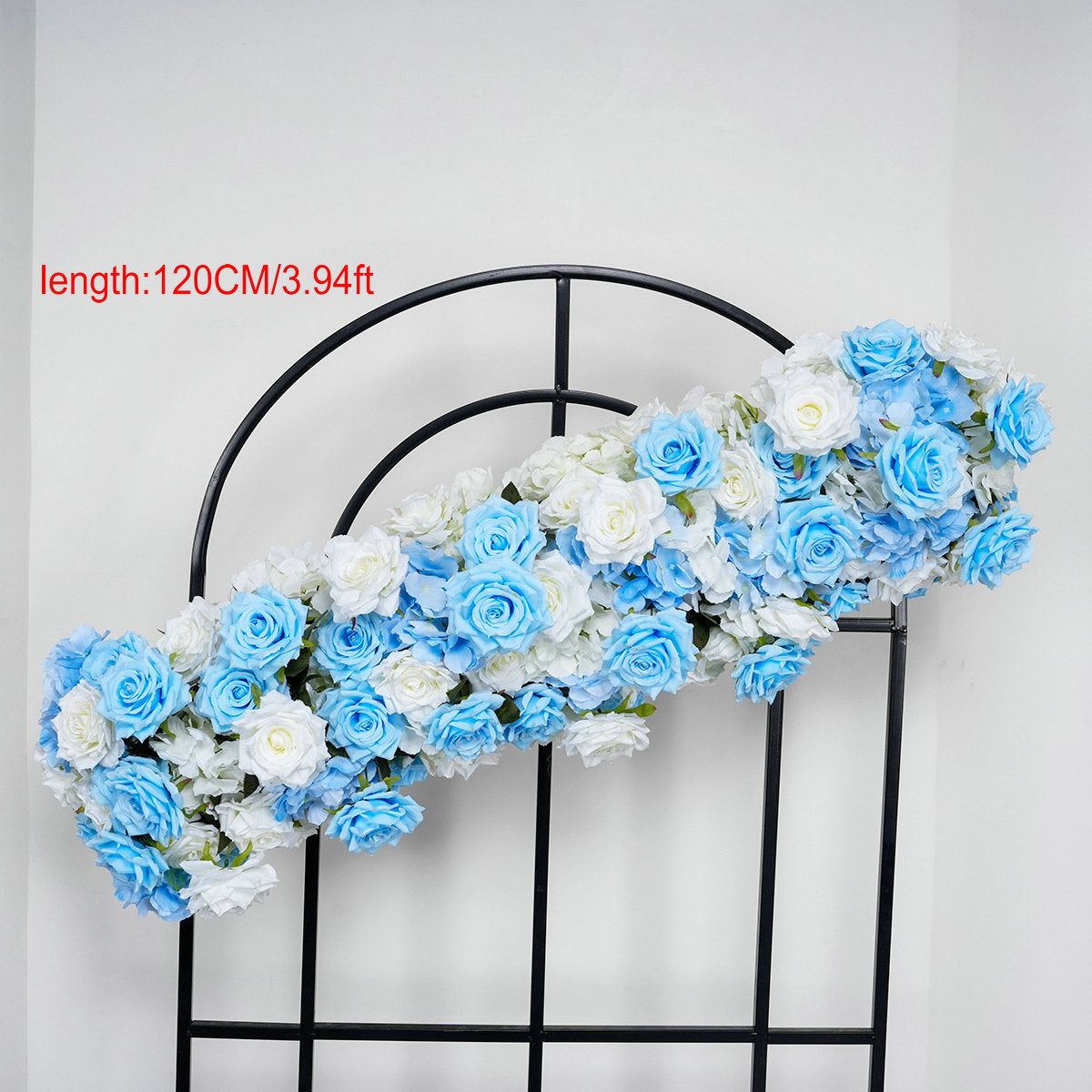 Deep Sky Blue Flower Arrangement, Flower Centerpiece, Wedding Baby Shower Backdrop Decoration