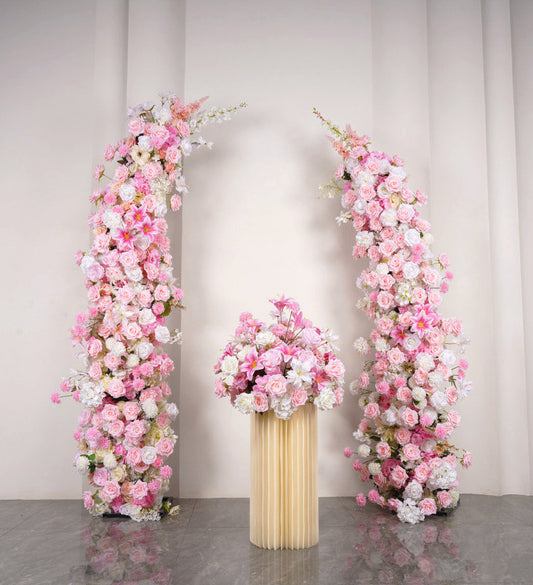 Baby Pink Arch Flower, Flower Ball, Wedding Engagement Bridal Shower Backdrop Customize Flower