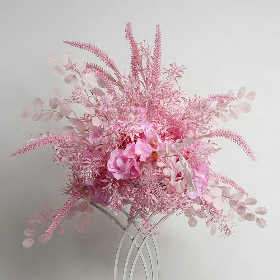 Light Pink Wedding Floral Table Centerpiece, Floral Ball, Dinner Party Home Business Decor