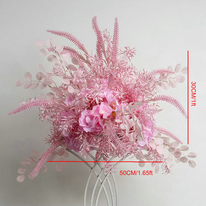 Light Pink Wedding Floral Table Centerpiece, Floral Ball, Dinner Party Home Business Decor