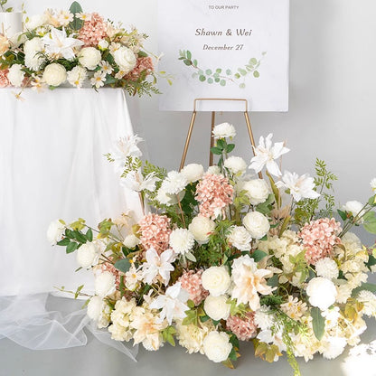 Artificial Peony Hydrangea Row Flowers,Wedding Centerpiece,Road Lead Flowers,Wall Hanging Flowers,Flower Table Runner