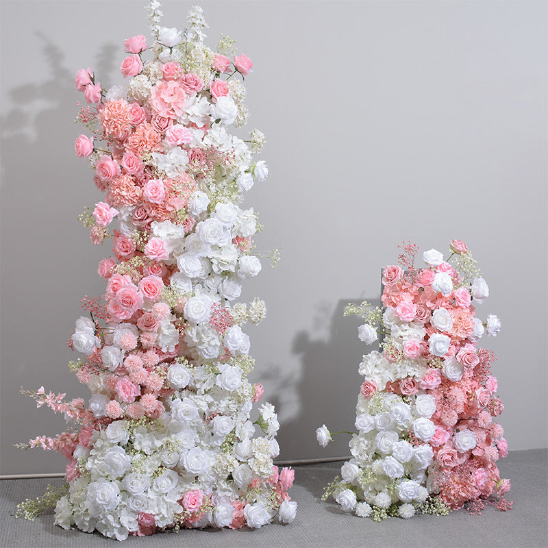 3D Artificial Flowers Arrangement, Wedding Party Arch Flower, Photo Booth Backdrop Decoration Accessories, Custom Various Sizes