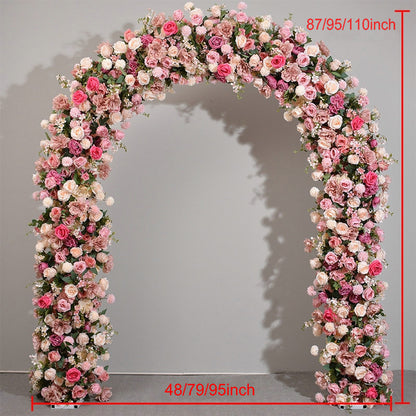 Colorful Archway Flower Garland, Wedding, Engagement Party Arch Flower, Photo Booth Backdrop Decor