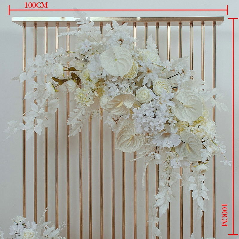 Custom Ivory Flower Arrangement, Flower Centerpiece, Wedding Reception, Restaurant Decoration