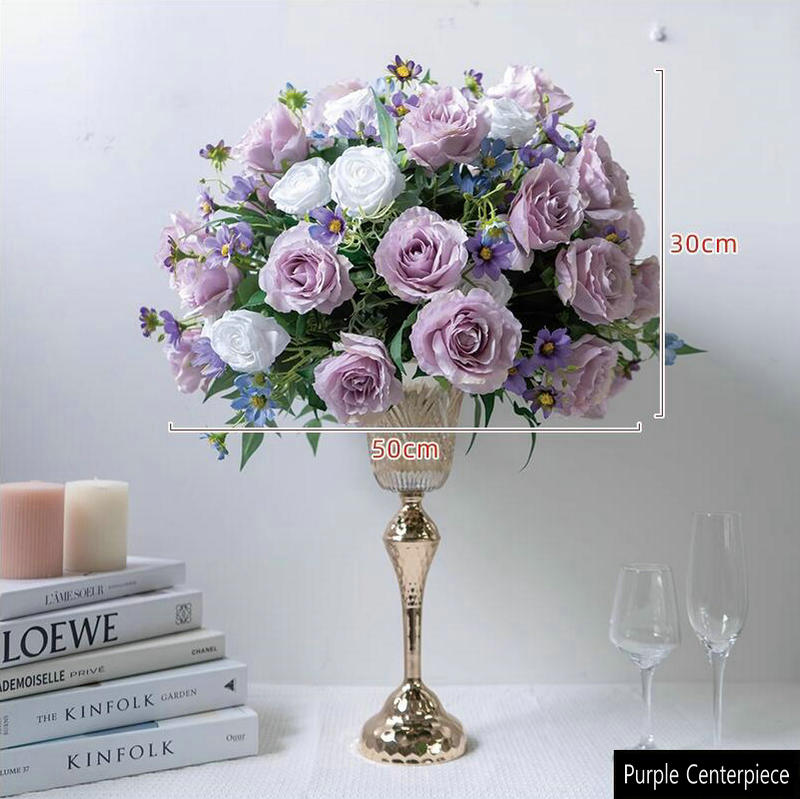 Artificial Flower Ball,Wedding Centerpieces,Road Lead Props Floral Ball Table Centerpieces