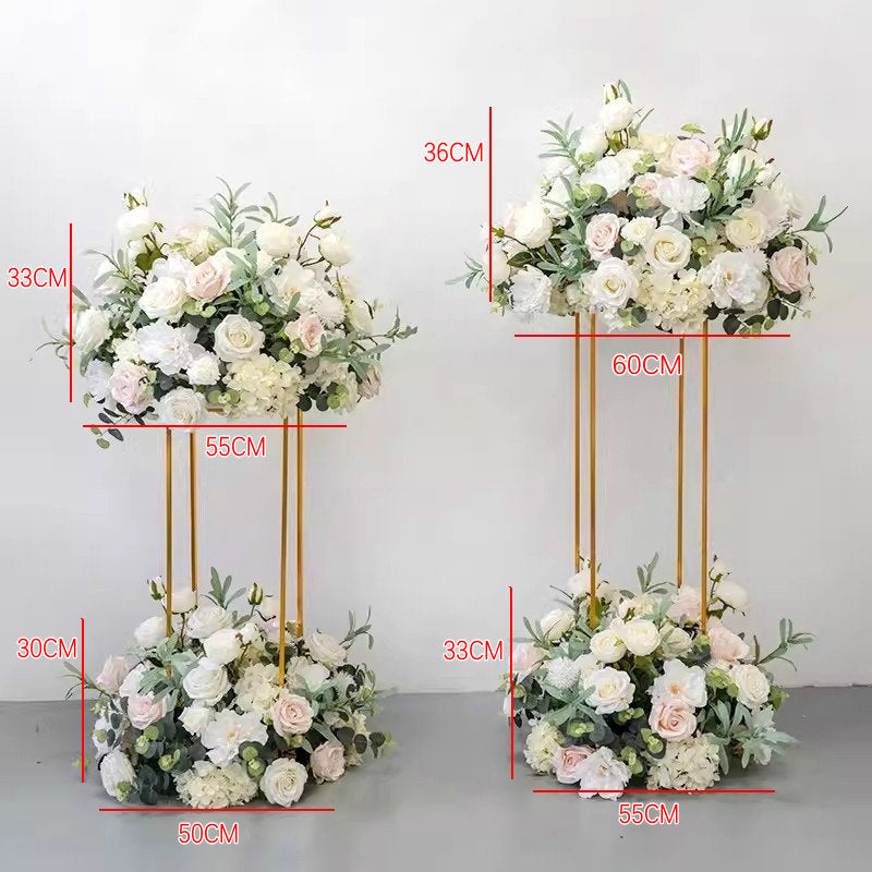 Flower Wedding Centerpiece,Artificial Ivory Light Pink Flower Ball,Business Decoration