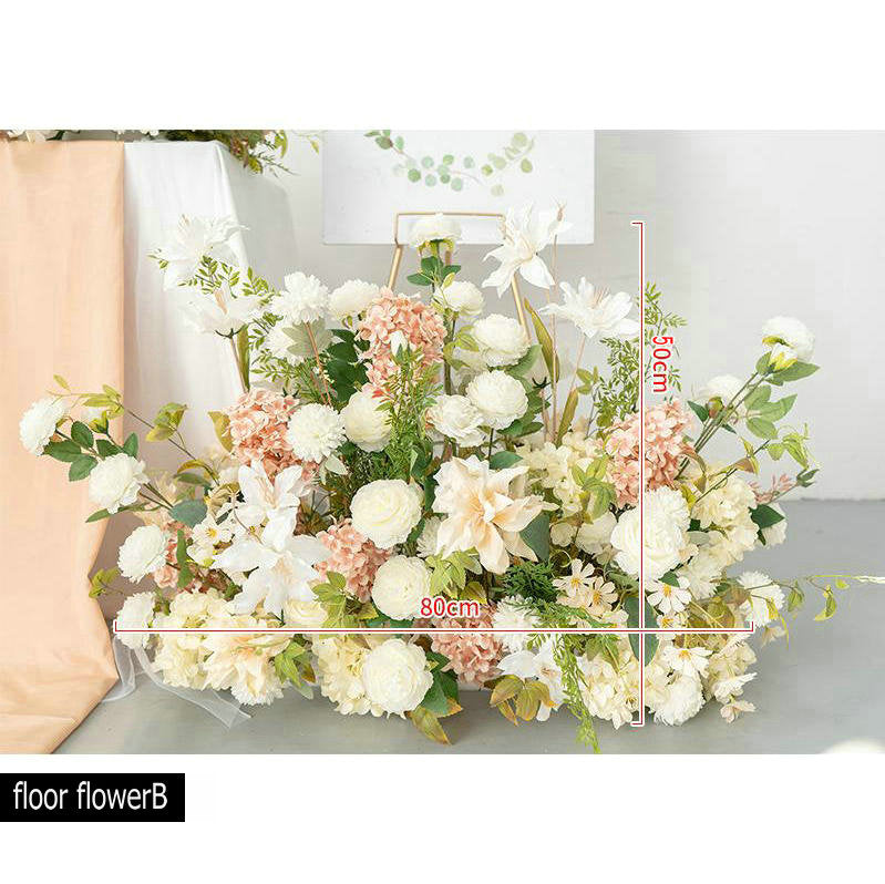 Artificial Peony Hydrangea Row Flowers,Wedding Centerpiece,Road Lead Flowers,Wall Hanging Flowers,Flower Table Runner