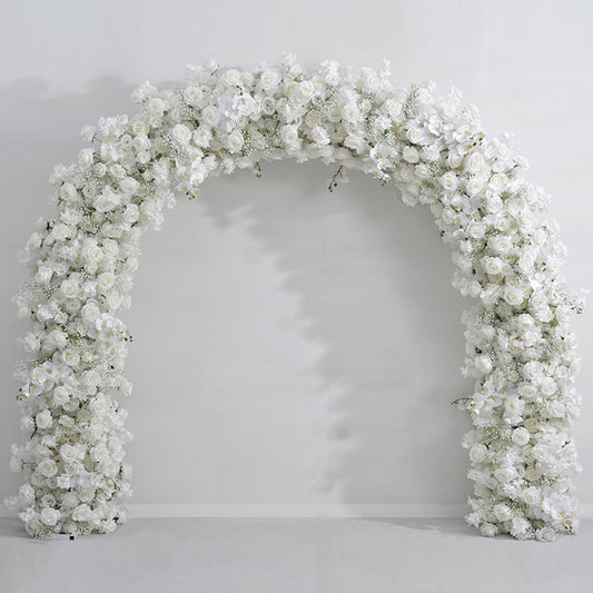 Elegant Ivory Archway Flower Garland, Wedding, Engagement Party Arch Flower, Photo Booth Backdrop Decor