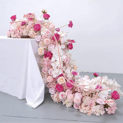 Artificial Rose Flower Arrangement,Wedding Table Centerpiece,Wedding Bridal Shower Decor