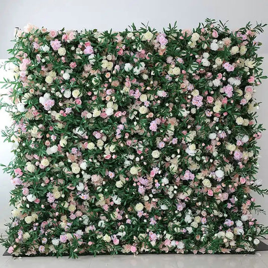 3D Artificial Flower Wall Decor Red Pink Champagne Rose Red Decorations Backdrop for Wedding Event Festival Celebrations