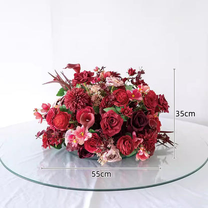 Artificial Flower Ball,Skyblue Wedding Table Centerpieces,Dinner Business Decoration