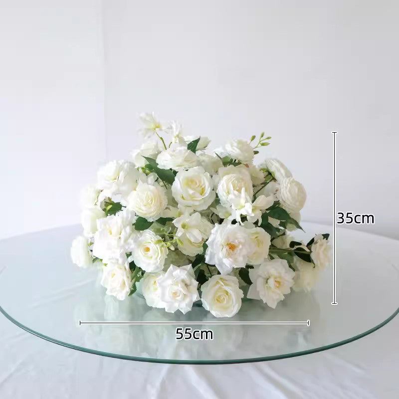 Artificial Flower Ball,Skyblue Wedding Table Centerpieces,Dinner Business Decoration