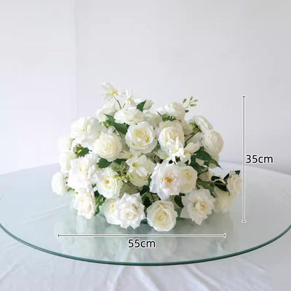 Artificial Flower Ball,Skyblue Wedding Table Centerpieces,Dinner Business Decoration