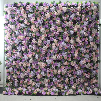 Charming Pink and Red Rose Wall Backdrop for Wedding Backdrop, Baby Shower Birthday Party Decor Panels