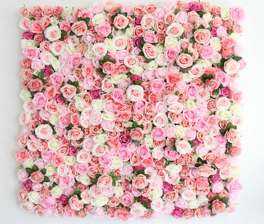 Blush Baby Pink Ivory Rose Flower Wall Background Wedding Birthday Party Baby Shower Rose Floral Panels