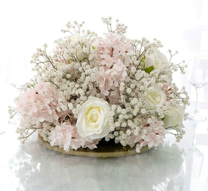 Artificial Gypsophila Roses Flower Ball,Wedding Table Centerpieces,Dinner Business Decoration