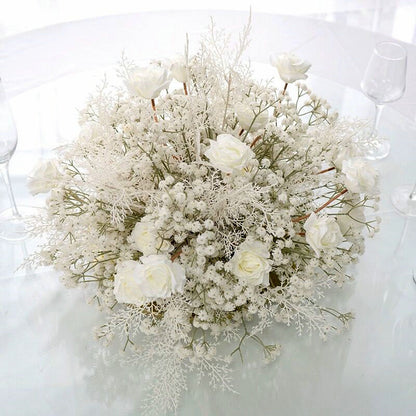 Artificial Gypsophila Roses Flower Ball,Wedding Table Centerpieces,Dinner Business Decoration