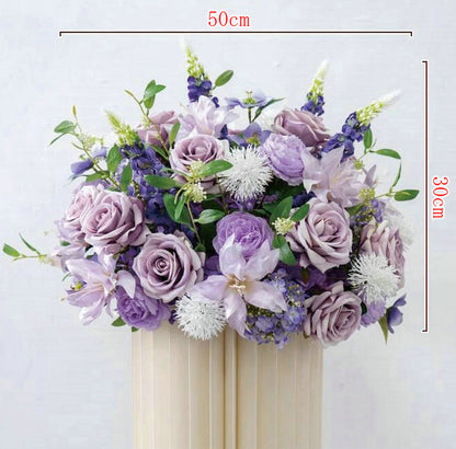 Artificial Road Lead Flower Ball,Wedding Centerpieces,Floral Ball Table Centerpieces,Wedding Backdrop Decor