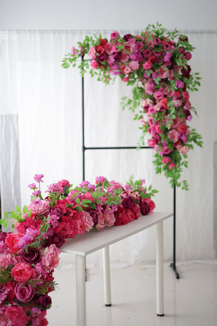 Custom Artificial Flower Arrangement, Wedding, Bridal Shower Backdrop Decoration Flower Garland