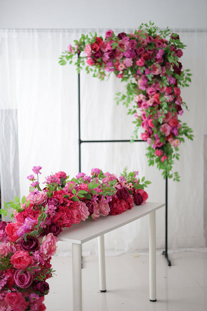 Custom Artificial Flower Arrangement, Wedding, Bridal Shower Backdrop Decoration Flower Garland