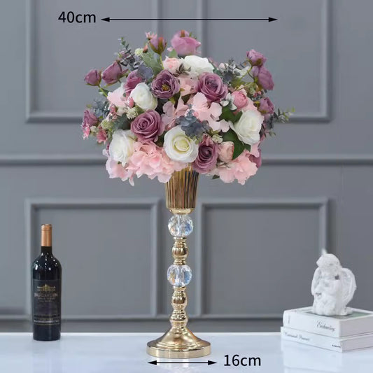 Wedding Table Centerpieces,Thistle Cream Artificial Flower Ball,Dinner Business Decoration