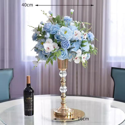 Wedding Table Centerpieces,Artificial Champagne Flower Ball,Dinner Business Decoration