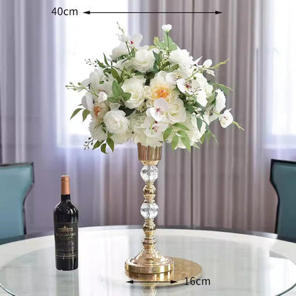 Wedding Table Centerpieces,Artificial Champagne Flower Ball,Dinner Business Decoration