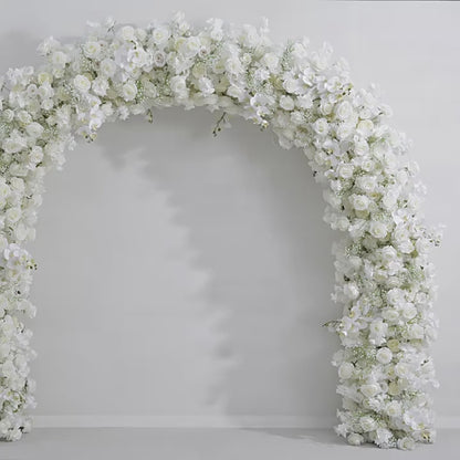 Elegant Ivory Archway Flower Garland, Wedding, Engagement Party Arch Flower, Photo Booth Backdrop Decor