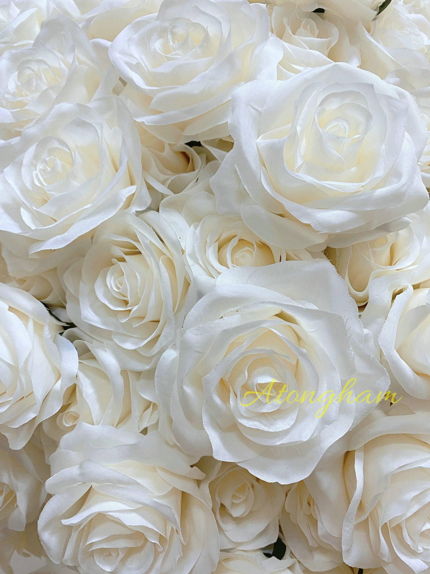 Cream Colour Flower Ball Rose Wedding Centerpiece Dinner Party Valentine's Decor