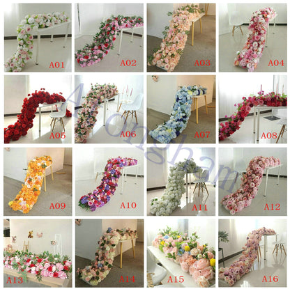 Blush pink Rose Wedding Flower Garland, Wedding Reception Table Runner, Floral Garland