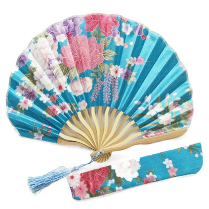 Pink Engraved Keel Folding Fans Silk Flower Fans Wedding Favors Party Gifts