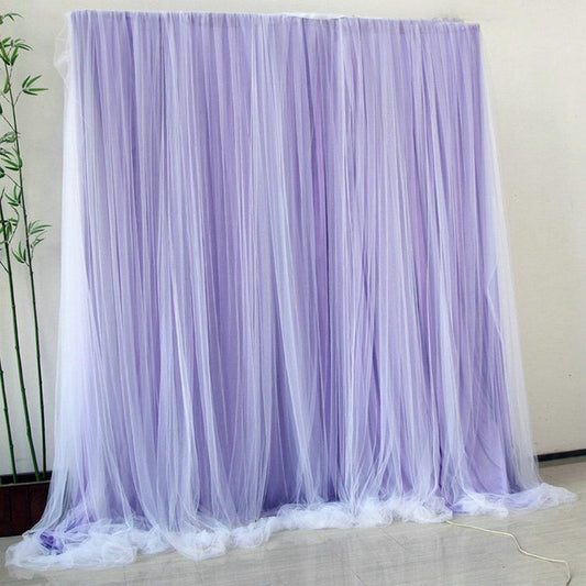 Lavender Chiffon Curtain,Bridal Shower Wedding Backdrop Baby Shower Backdrop Photografhy